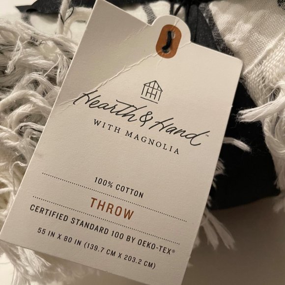 NWT- Hearth & Hand Throw Blanket - Picture 3 of 3